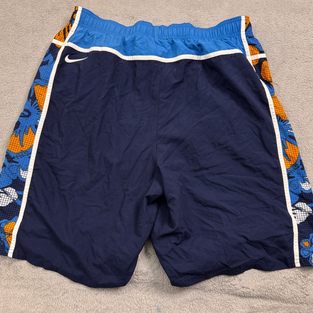 NWT Nike Men's Swim Trunks Size XXL Blue With Liner and Drawstring‎